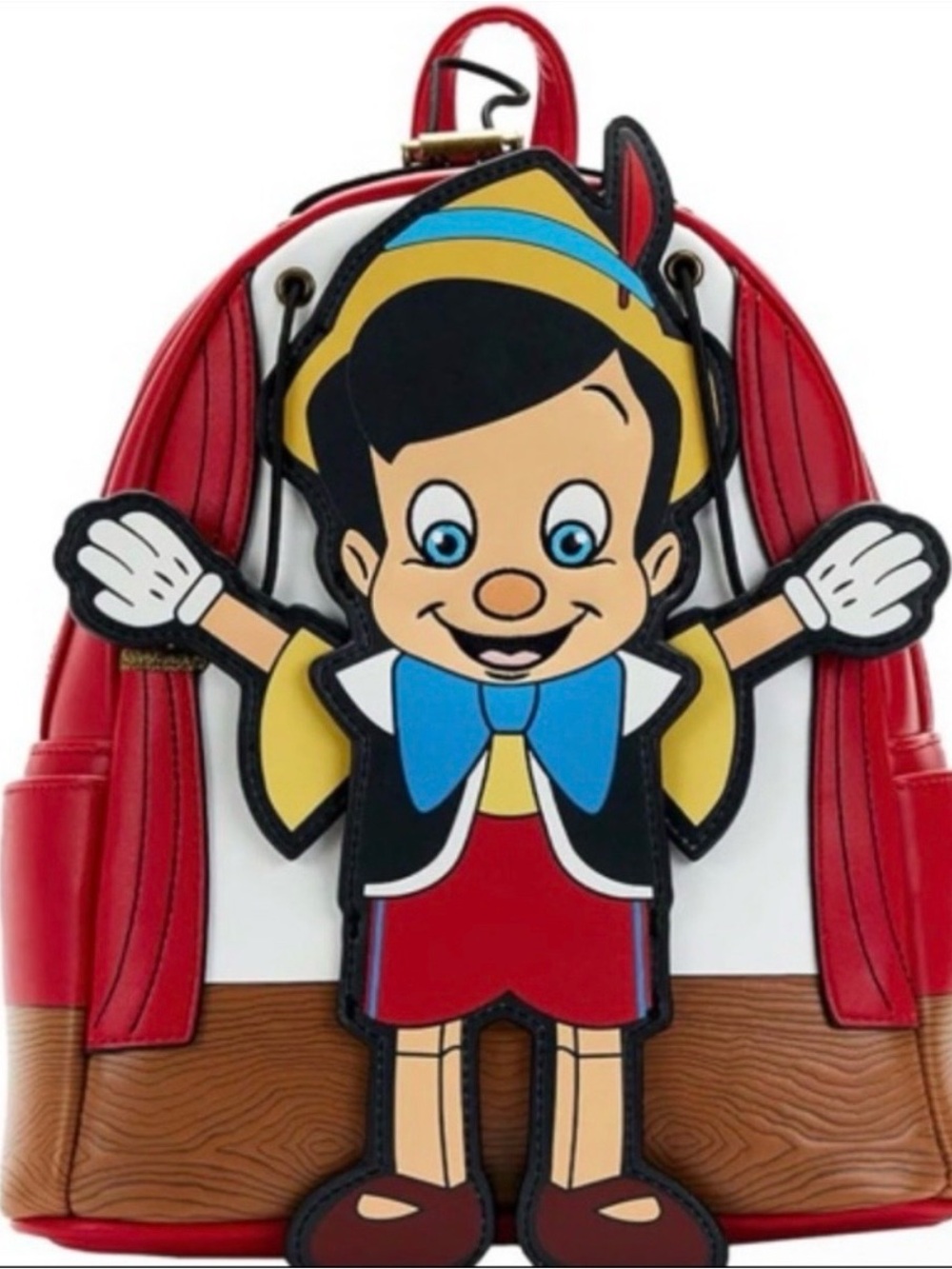 Pinocchio Appliqué Disney Loungedly Mini Backpack
